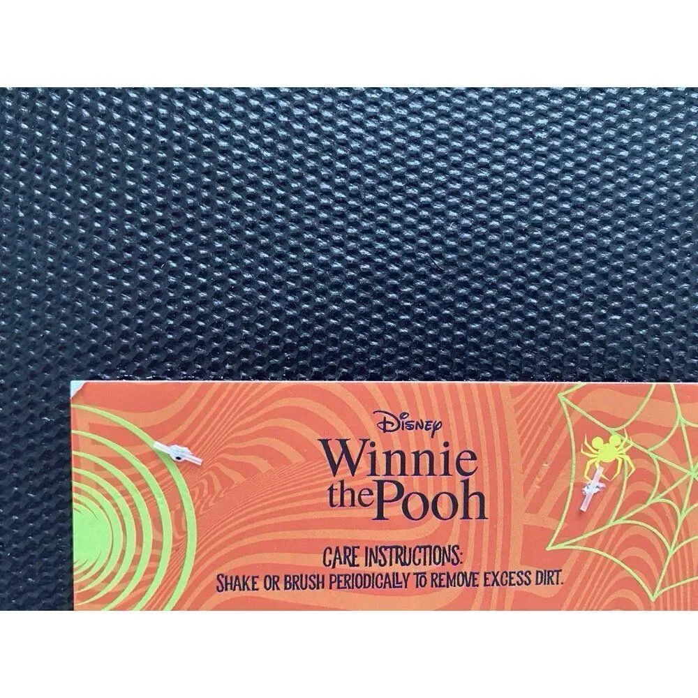 Disney Winnie The Pooh Halloween Door Mat Coir 18 X 30” Trick Or‎ Treat NEW